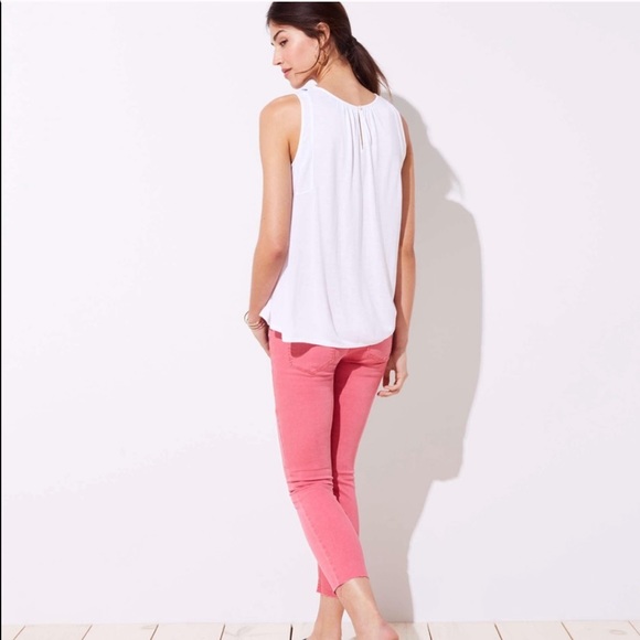 Loft rainbow embroidered tank top - Picture 3 of 5